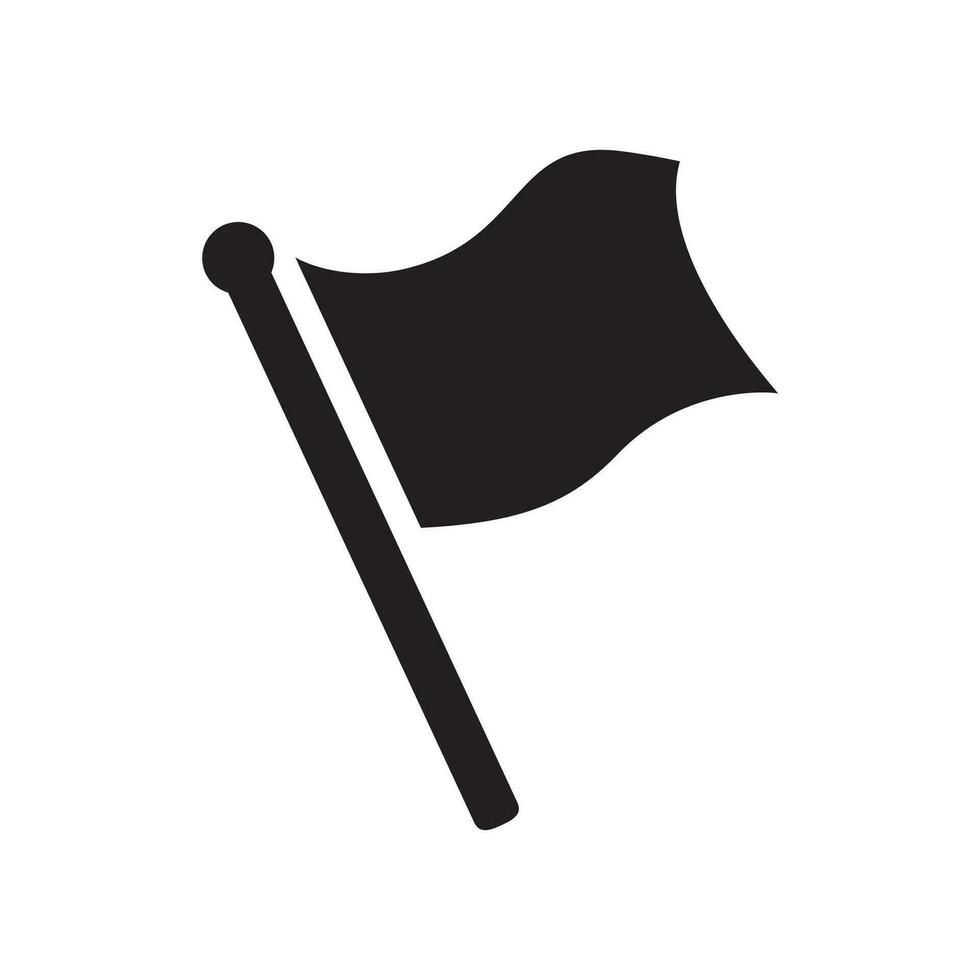 golf bandiera icona vettore design illustrazione