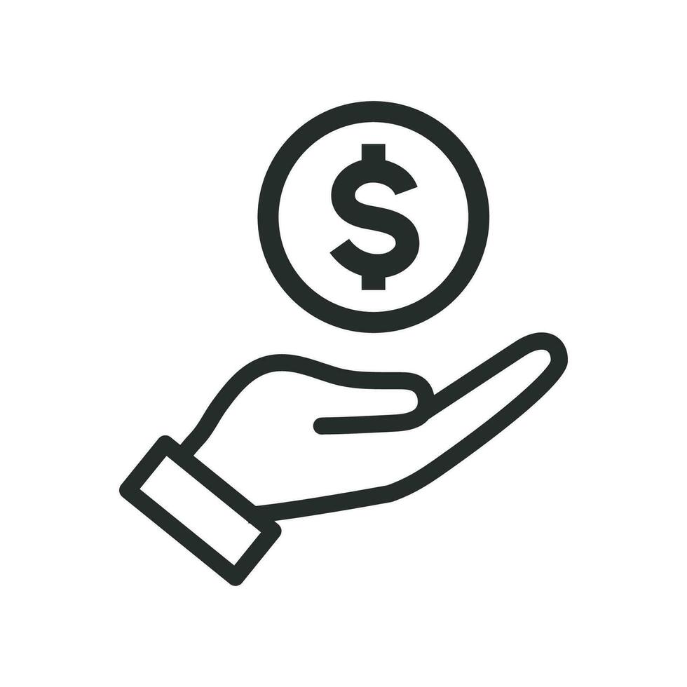 Salvataggio i soldi icona grafico vettore illustrazione