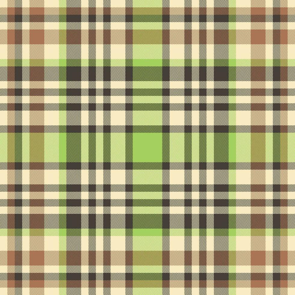 dai un'occhiata modello vettore di tessile tessuto senza soluzione di continuità con un' plaid sfondo struttura tartan.