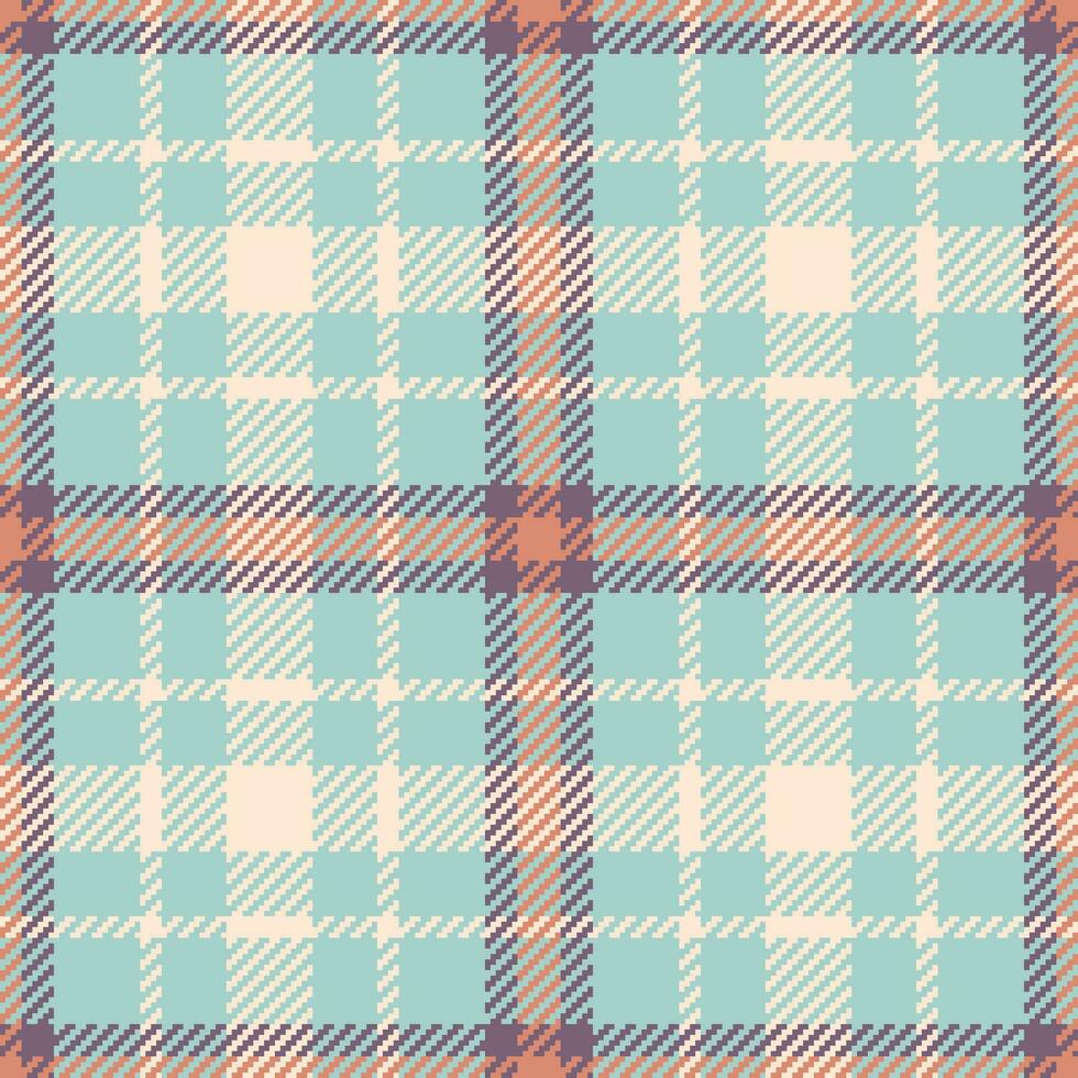 senza soluzione di continuità struttura dai un'occhiata di tessile tartan vettore con un' modello tessuto plaid sfondo.