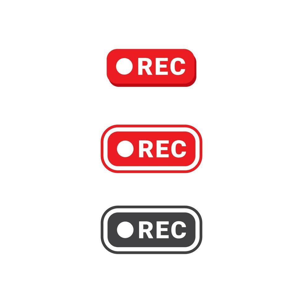 disco etichetta design su video vettore. vettore