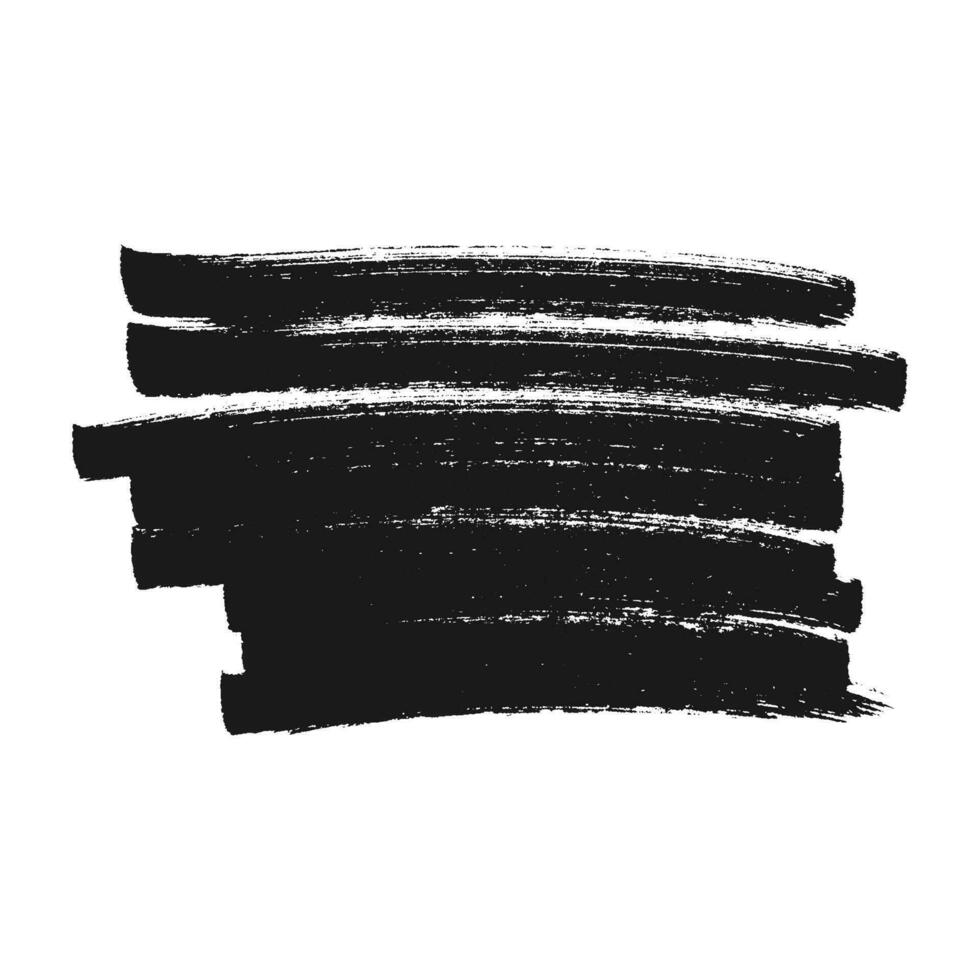 vettore grunge nero etichetta isolato su bianca sfondo. etichetta con irregolare ruvido bordi disegnato con un inchiostro spazzola. vettore design elemento, grunge sfondo