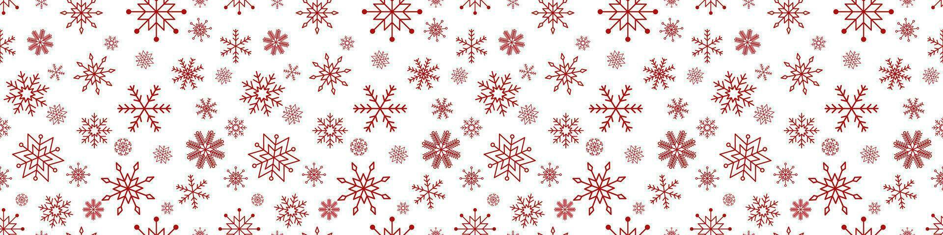 senza soluzione di continuità modello. Natale astratto sfondo a partire dal un' fiocco di neve su bianca. vettore illustrazione
