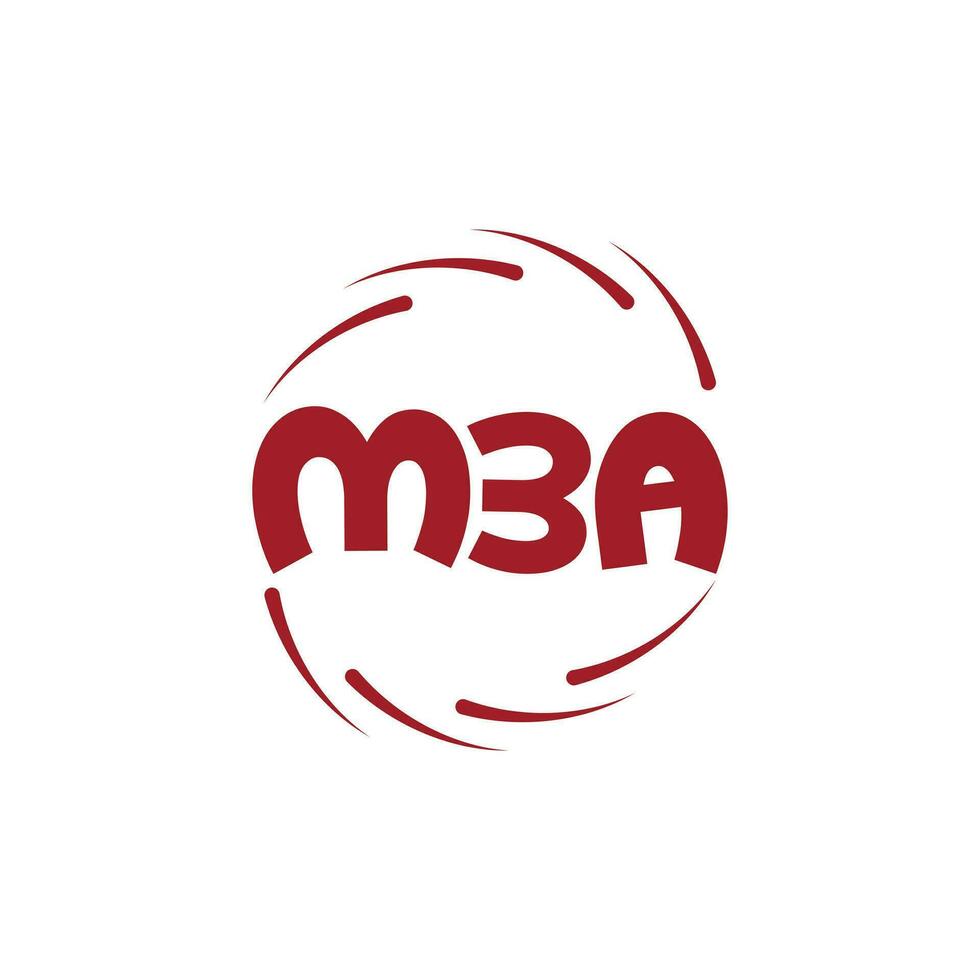 la laurea di alunno. logo vettore. lettera m, b, e un' logo. mba lettera tecnologia logo design vettore