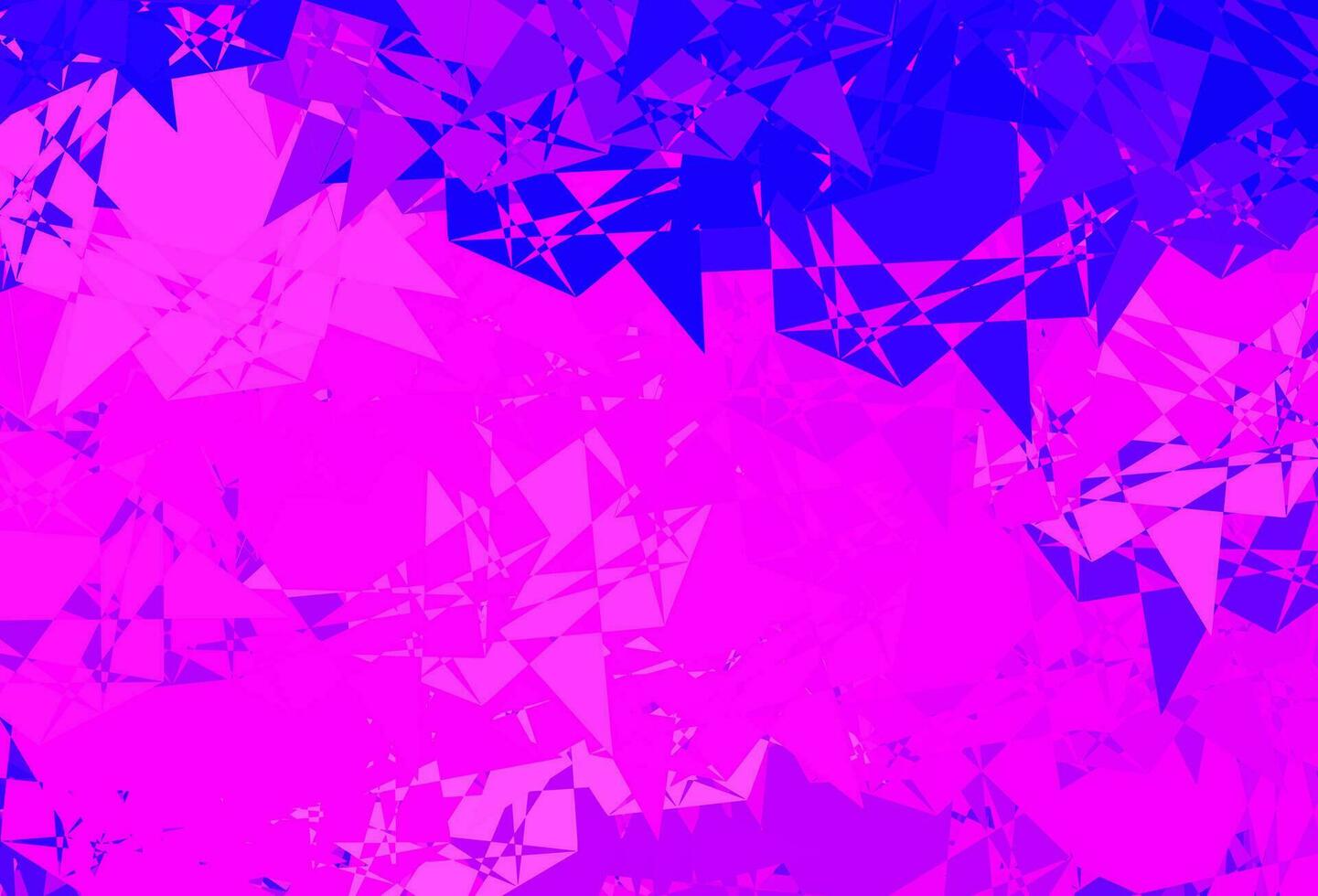 sfondo vettoriale viola chiaro, rosa con triangoli, linee.