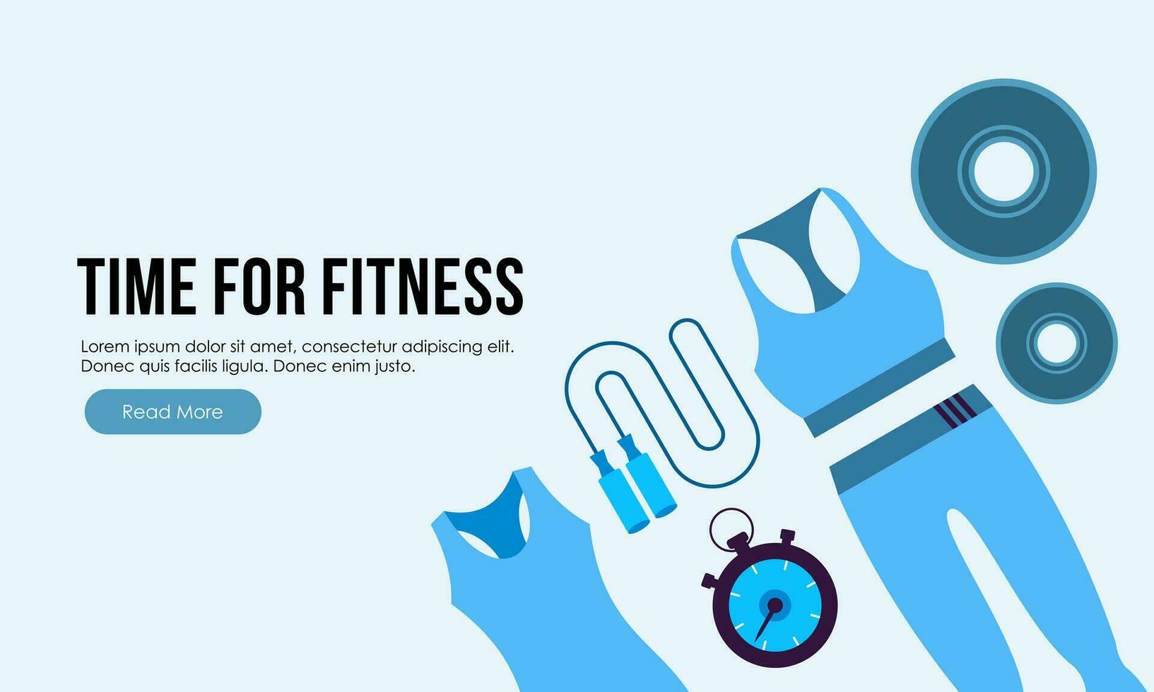 fitness attrezzatura logo piatto concetto vettore