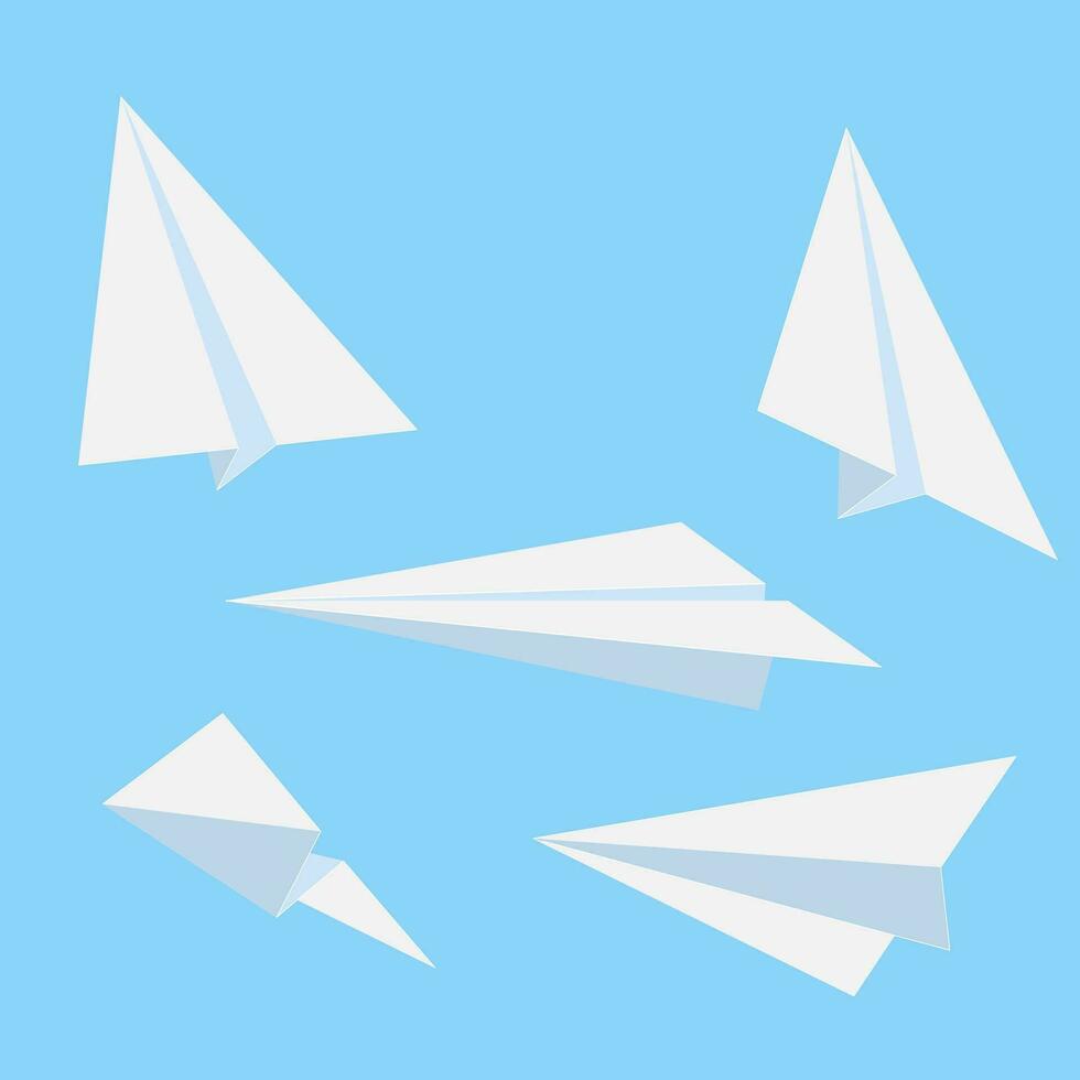 carta aeroplani disegni vettore comando