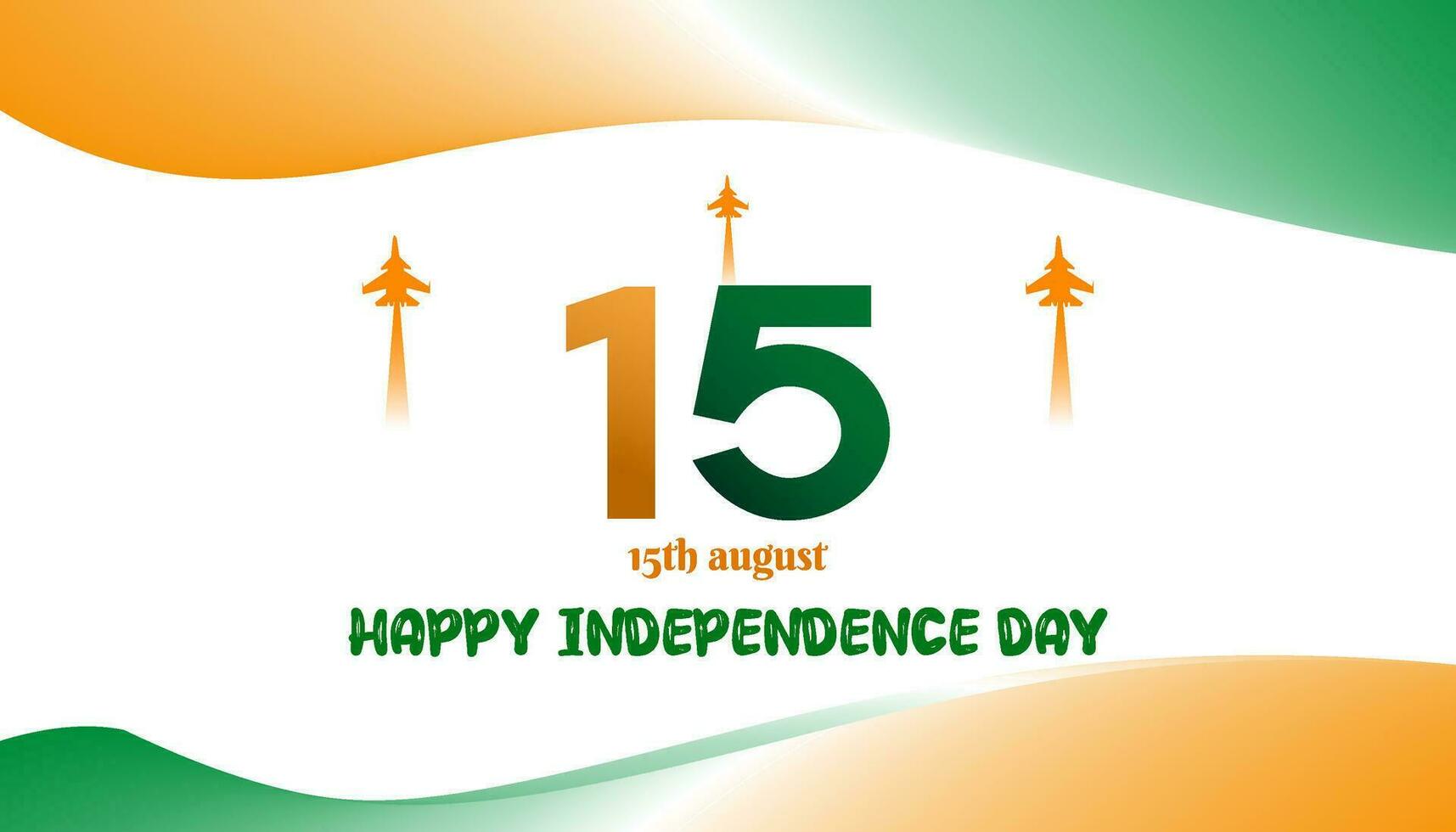 India indipendenza giorno. striscione, vettore illustrazione di 15 agosto. design. manifesto. modello. sociale media messaggi.