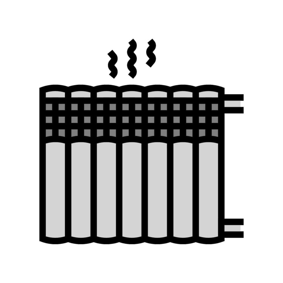 termosifone colore icona vettore illustrazione