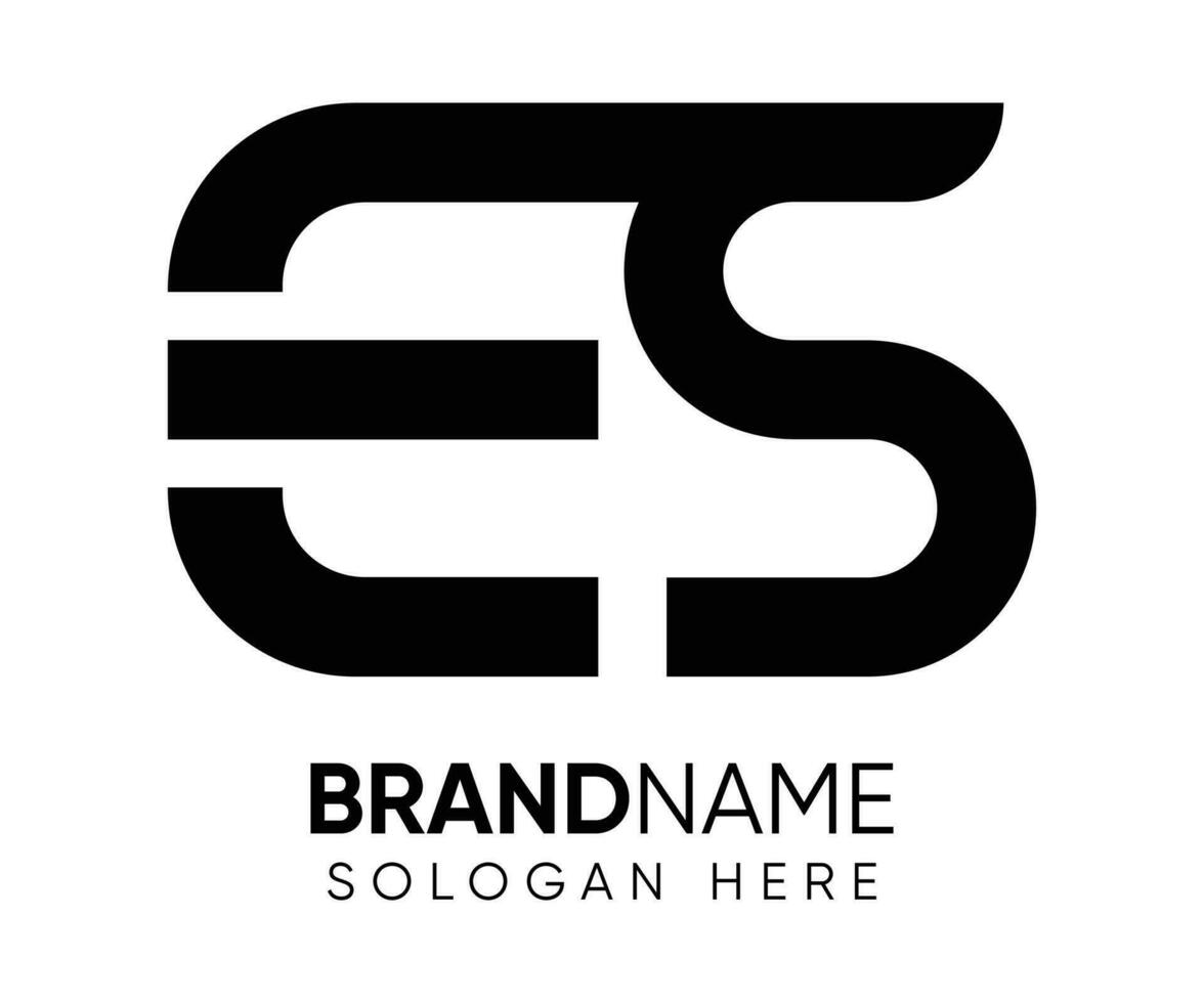 e S logo design vettore modello