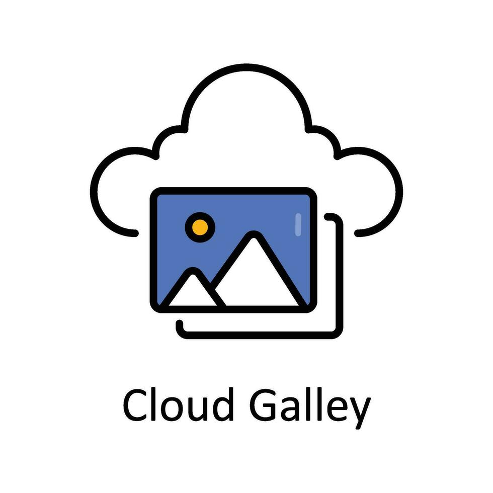 nube cambusa pieno schema icona design illustrazione. arte e mestieri simbolo su bianca sfondo eps 10 file vettore