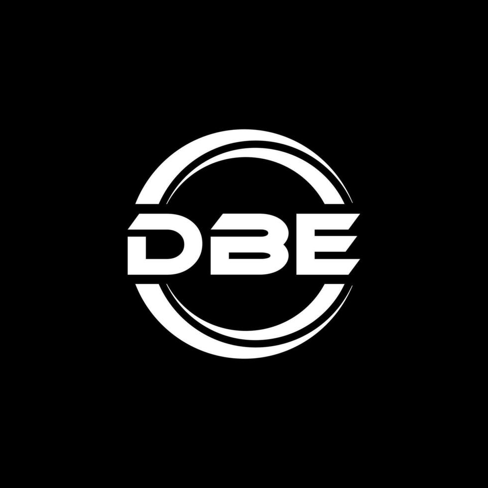 dbe logo disegno, ispirazione per un' unico identità. moderno eleganza e creativo design. filigrana il tuo successo con il Impressionante Questo logo. vettore