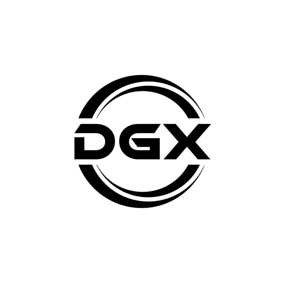 dgx logo disegno, ispirazione per un' unico identità. moderno eleganza e creativo design. filigrana il tuo successo con il Impressionante Questo logo. vettore