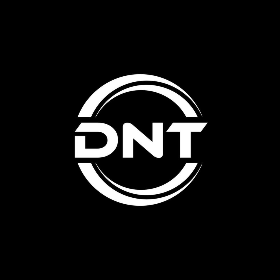 dnt logo disegno, ispirazione per un' unico identità. moderno eleganza e creativo design. filigrana il tuo successo con il Impressionante Questo logo. vettore