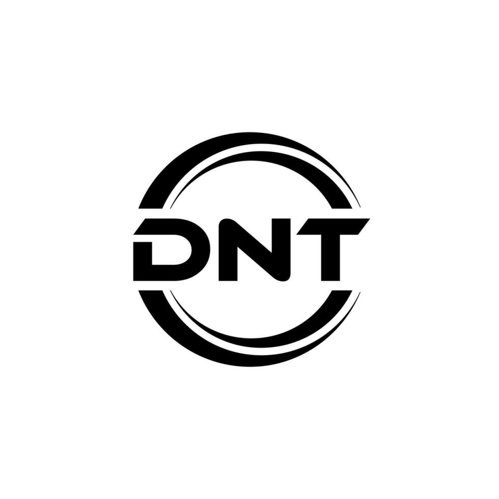 dnt logo disegno, ispirazione per un' unico identità. moderno eleganza e creativo design. filigrana il tuo successo con il Impressionante Questo logo. vettore