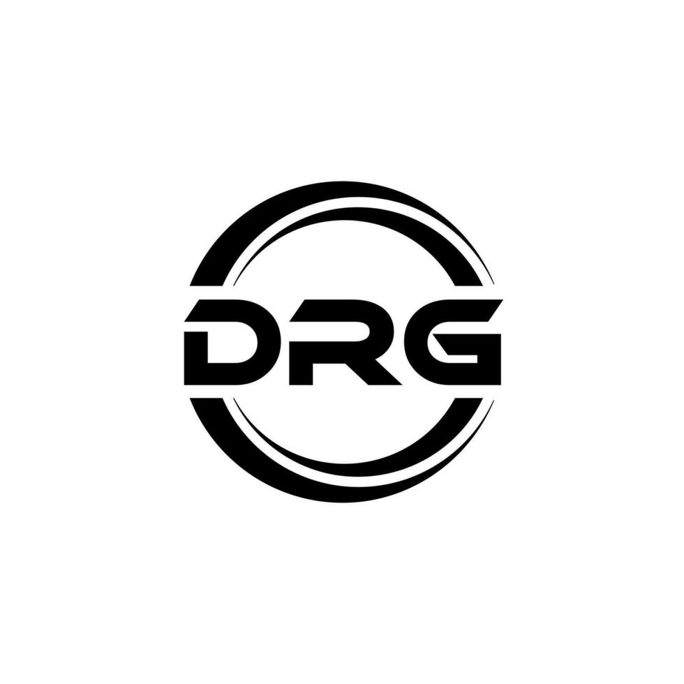 drg logo disegno, ispirazione per un' unico identità. moderno eleganza e creativo design. filigrana il tuo successo con il Impressionante Questo logo. vettore