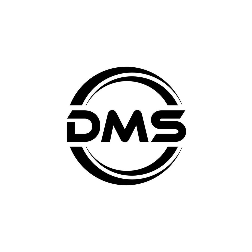 dms logo disegno, ispirazione per un' unico identità. moderno eleganza e creativo design. filigrana il tuo successo con il Impressionante Questo logo. vettore