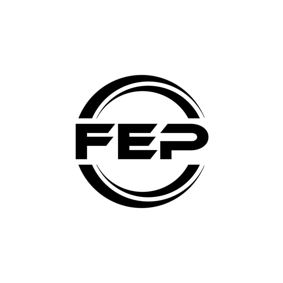 fep logo disegno, ispirazione per un' unico identità. moderno eleganza e creativo design. filigrana il tuo successo con il Impressionante Questo logo. vettore