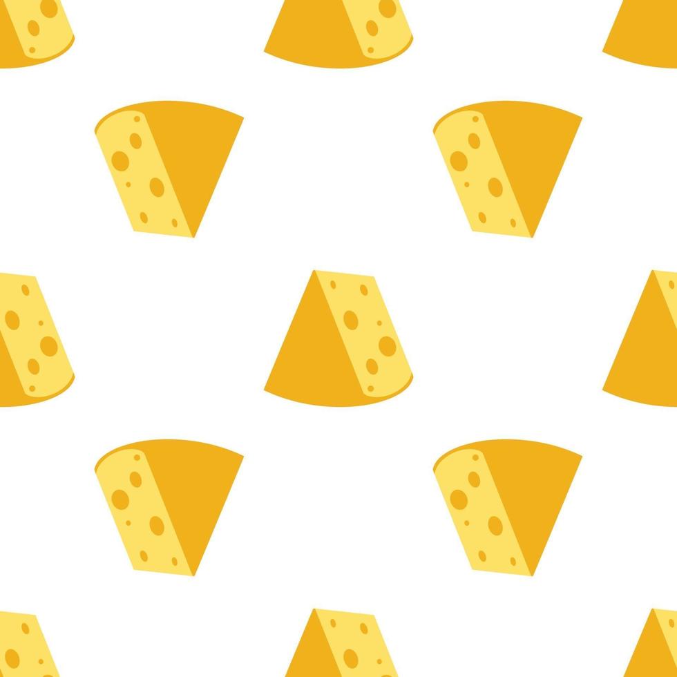 modello senza cuciture di formaggio. illustrazione vettoriale
