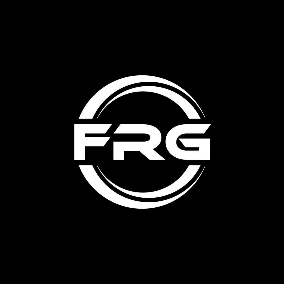 frg logo disegno, ispirazione per un' unico identità. moderno eleganza e creativo design. filigrana il tuo successo con il Impressionante Questo logo. vettore