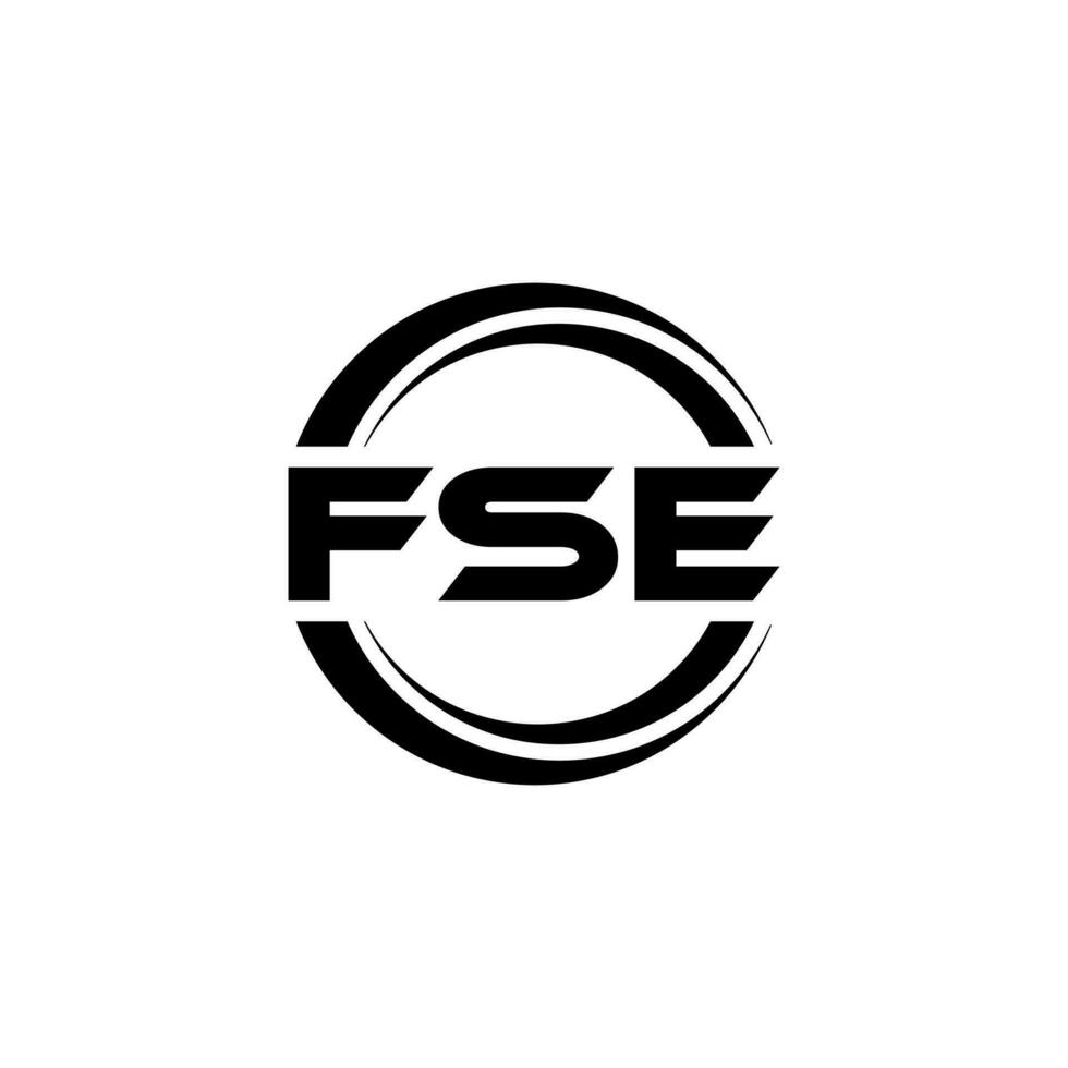 fse logo disegno, ispirazione per un' unico identità. moderno eleganza e creativo design. filigrana il tuo successo con il Impressionante Questo logo. vettore