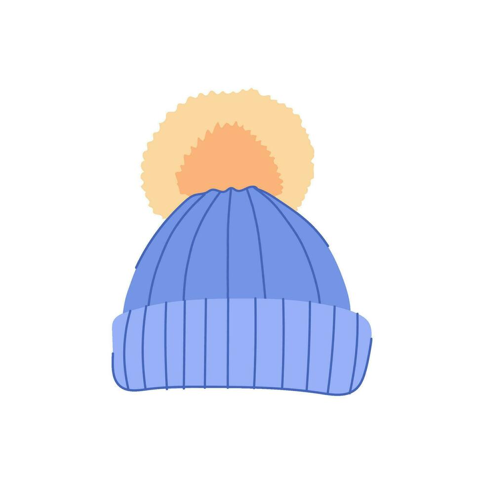 ragazza inverno cappello ragazzo cartone animato vettore illustrazione