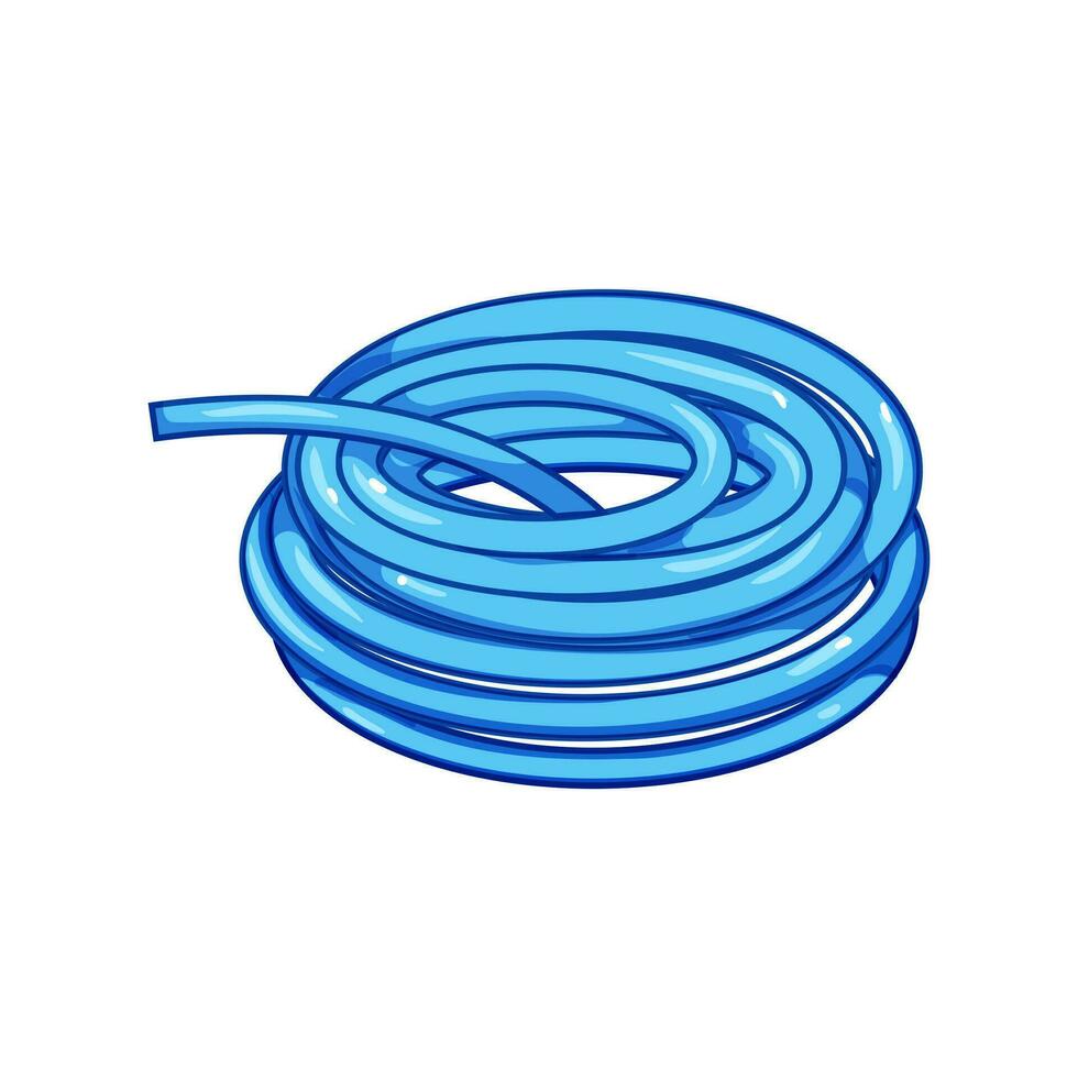 acqua giardino tubo flessibile cartone animato vettore illustrazione