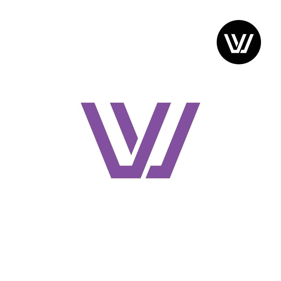 lettera vv monogramma logo design vettore