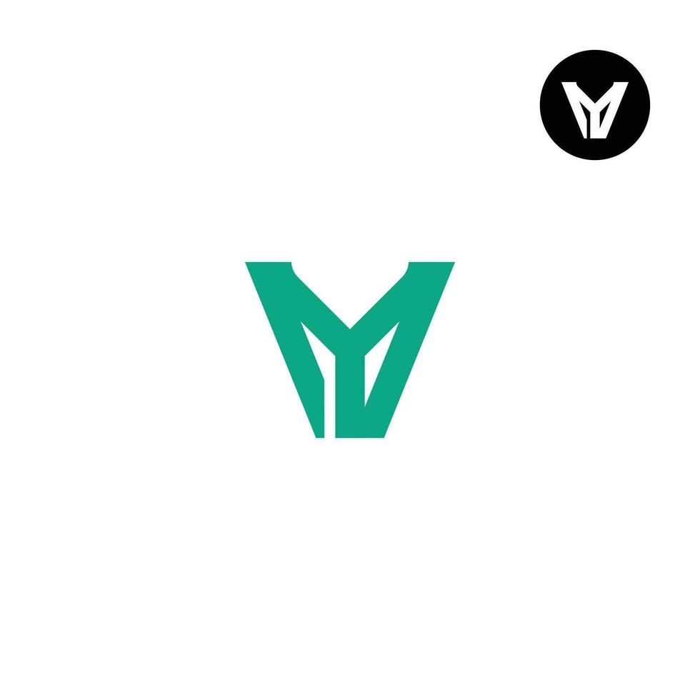 lettera vy yv monogramma logo design unico vettore