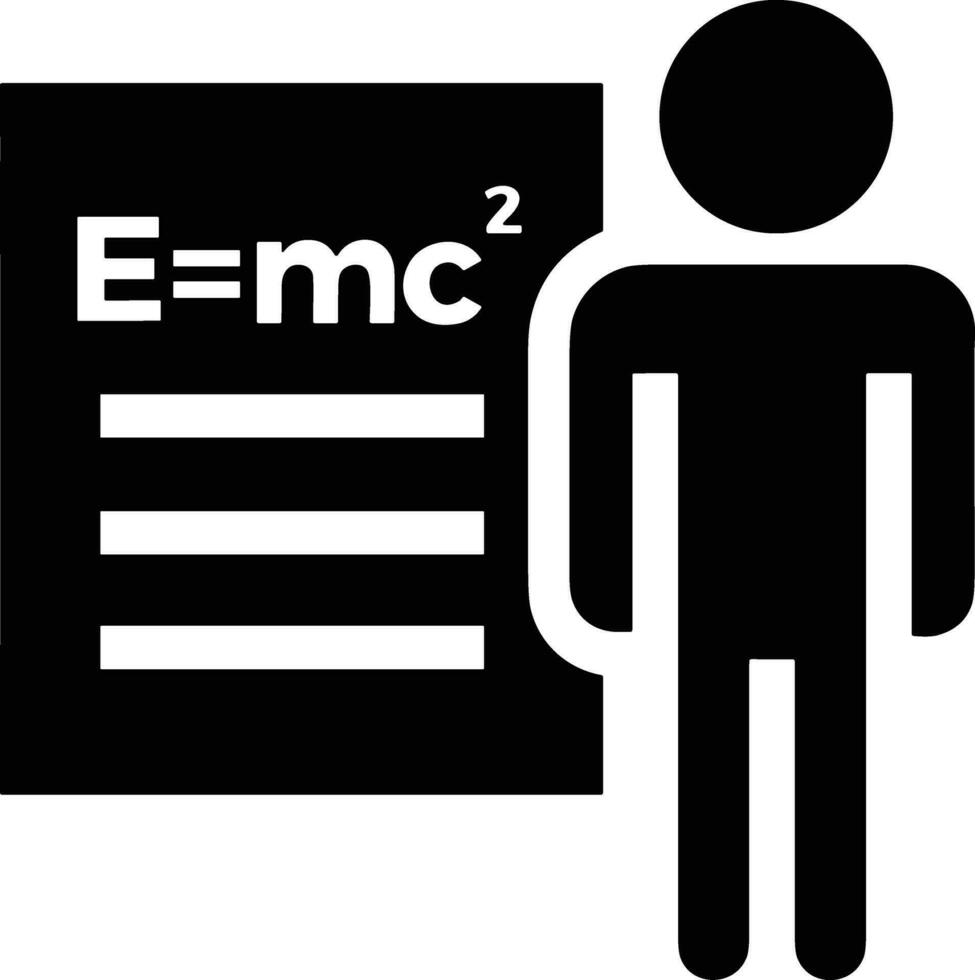 insegnante icona simbolo vettore Immagine. illustrazione di il formazione attività commerciale scuola aula icona design Immagine.