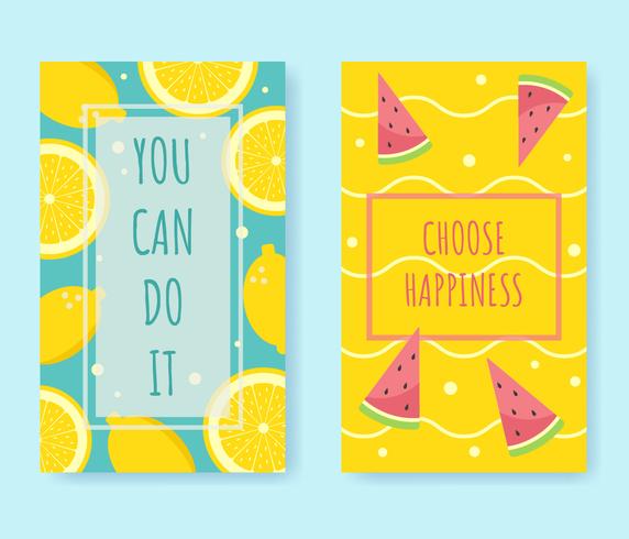 Incoraggiamento con Inspirational Quotes Vector