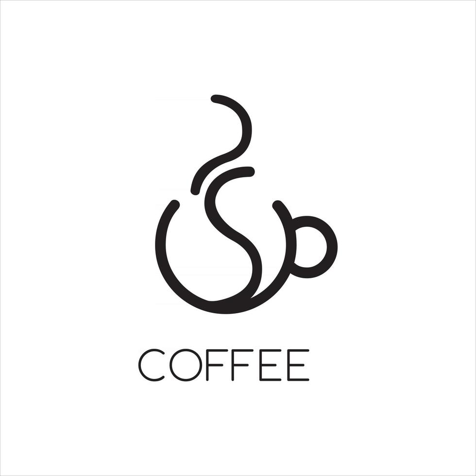 caffetteria logo design illustrazione vettoriale formato eps, adatto alle tue esigenze di progettazione, logo, illustrazione, animazione, ecc.