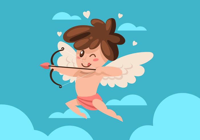 Illustrazione di Cupido vettore
