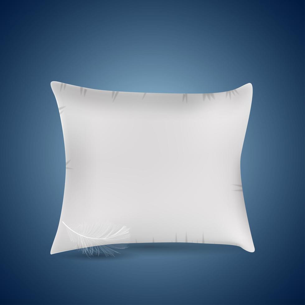 cuscino bianco icona.illustrazione vettoriale