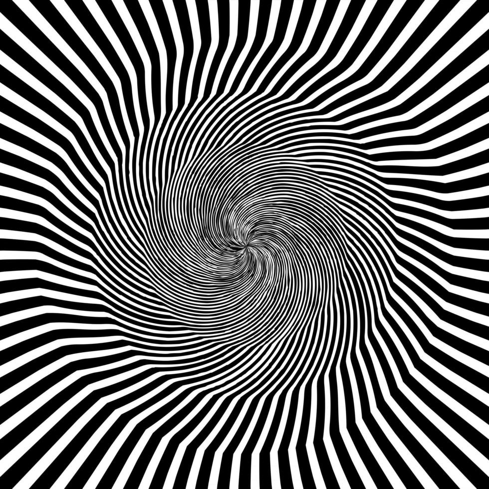 sfondo psichedelico ipnotico astratto. illustrazione vettoriale eps10