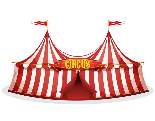 Tenda da circo Big Top vettore