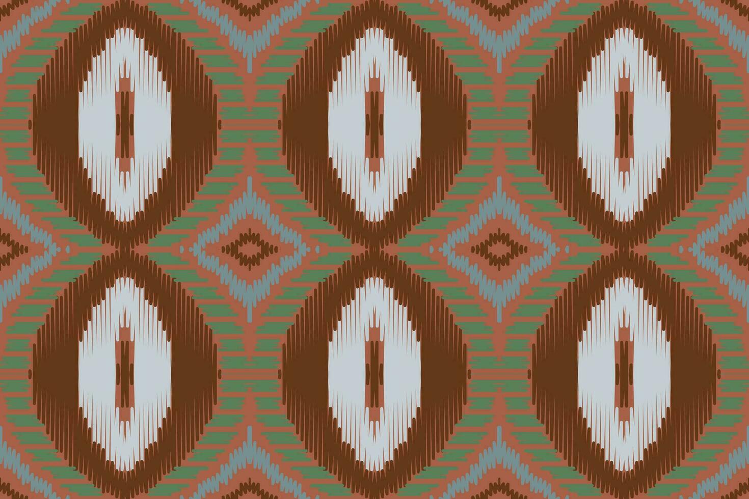 ikat floreale paisley ricamo sfondo. ikat telaio geometrico etnico orientale modello tradizionale. ikat azteco stile astratto design per Stampa trama, tessuto, sari, sari, tappeto. vettore