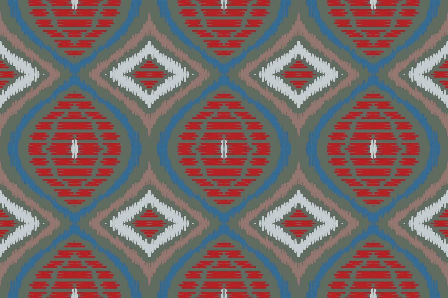 ikat damasco ricamo sfondo. ikat modello geometrico etnico orientale modello tradizionale.azteco stile astratto vettore illustrazione.disegno per trama, tessuto, abbigliamento, avvolgimento, pareo.