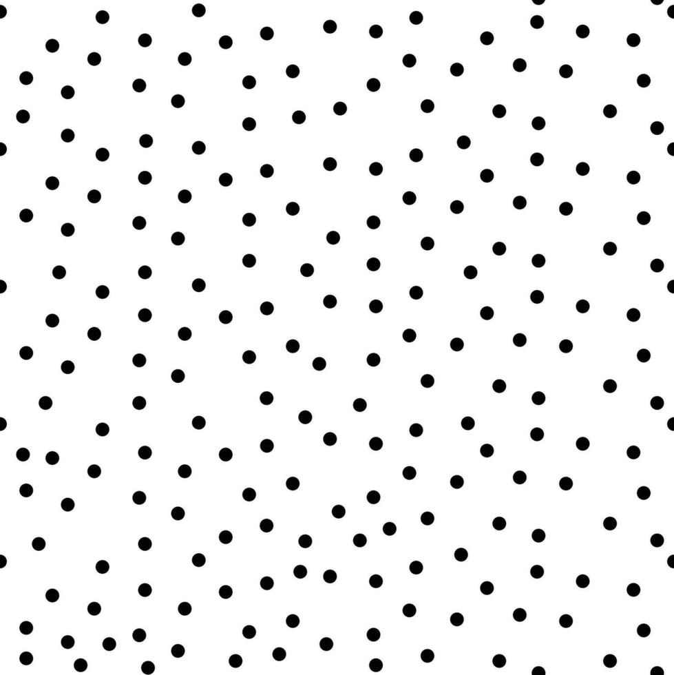 punto modello astratto sfondo. casuale sparpagliato punti, nero e bianca senza soluzione di continuità, polka punto modello. celebrazione coriandoli sfondo. vettore illustrazione eps 10.