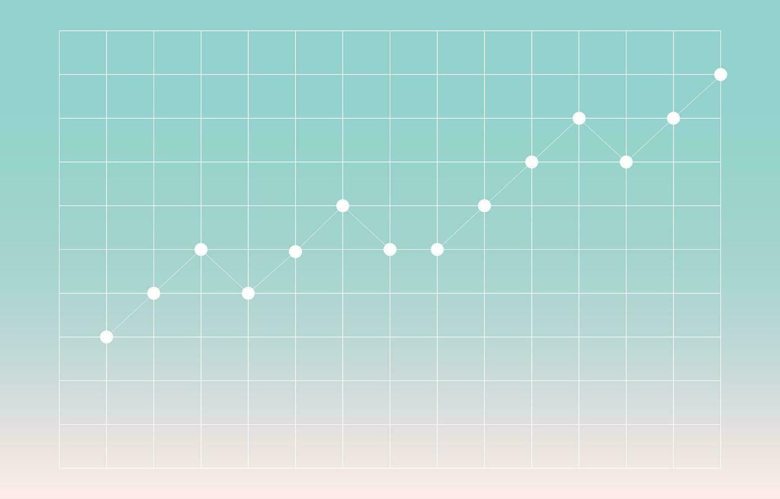 finanziario linea grafico grafico crescita, investimento, azione mercato su gardient sfondo vettore