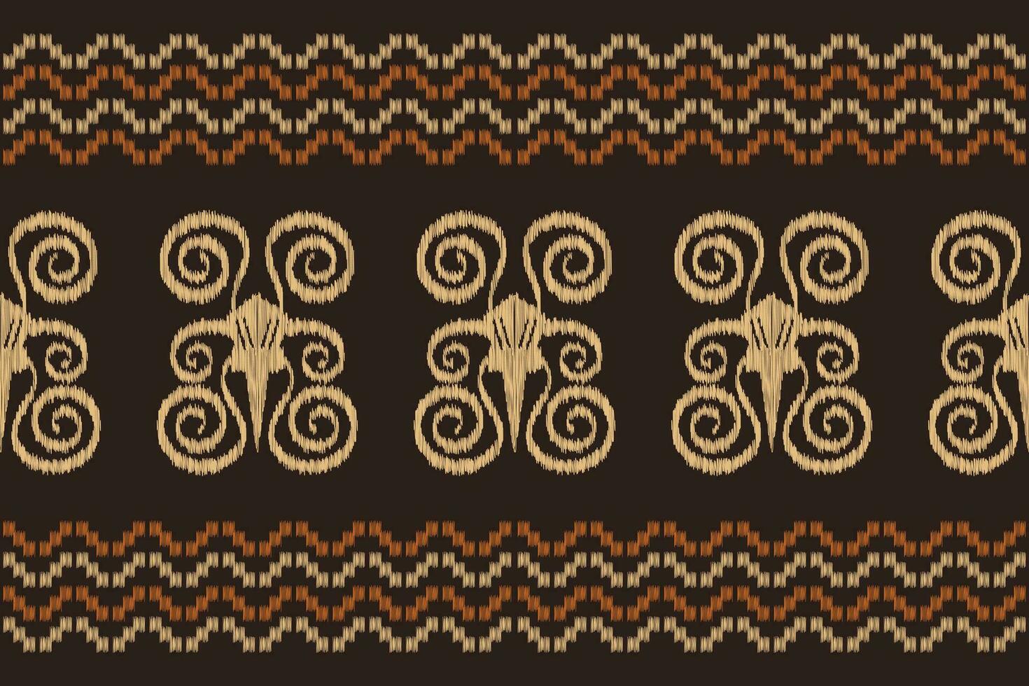 etnico ikat tessuto modello geometrico stile.africano ikat ricamo Marrone etnico orientale modello Marrone sfondo. astratto,vettore,illustrazione.trama,carta da parati,cornice,decorazione,tappeto,motivo. vettore