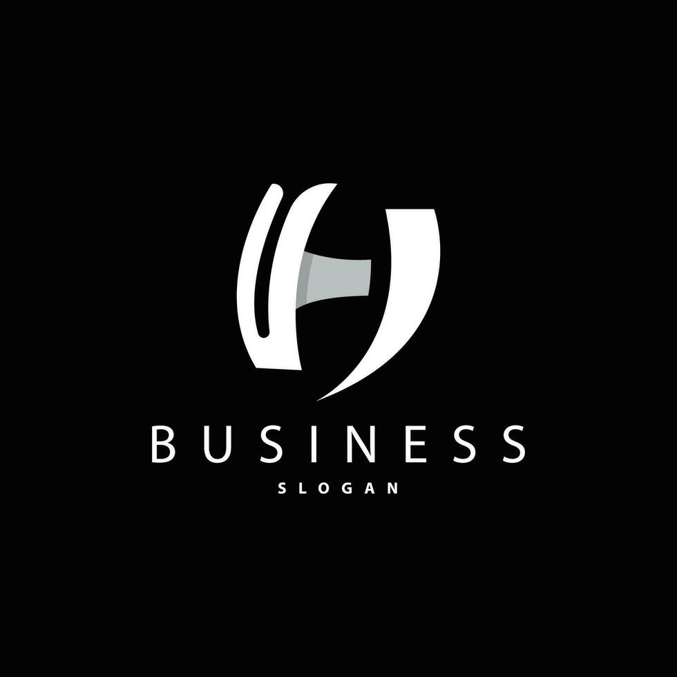 iniziale lettera h minimalista logo, semplice lusso logotipo vettore, aziendale identità emblema simbolo design marca, azienda, attività commerciale vettore