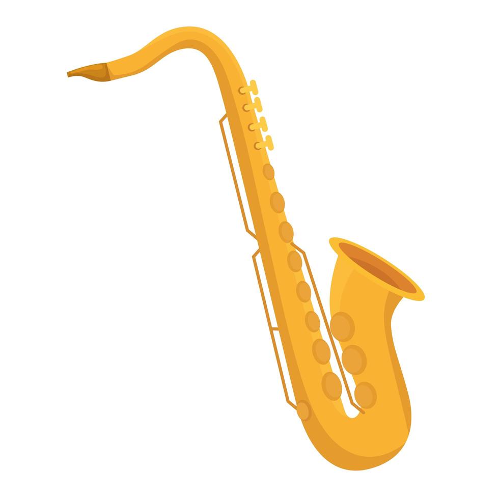 disegno vettoriale icona strumento sassofono