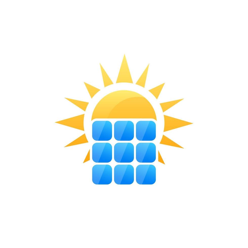 logo vettoriale del pannello solare