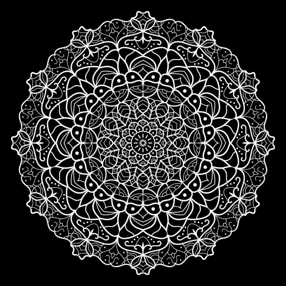 mandala ornamento vettore illustrazione. etnico mandala con lusso tribale ornamento.