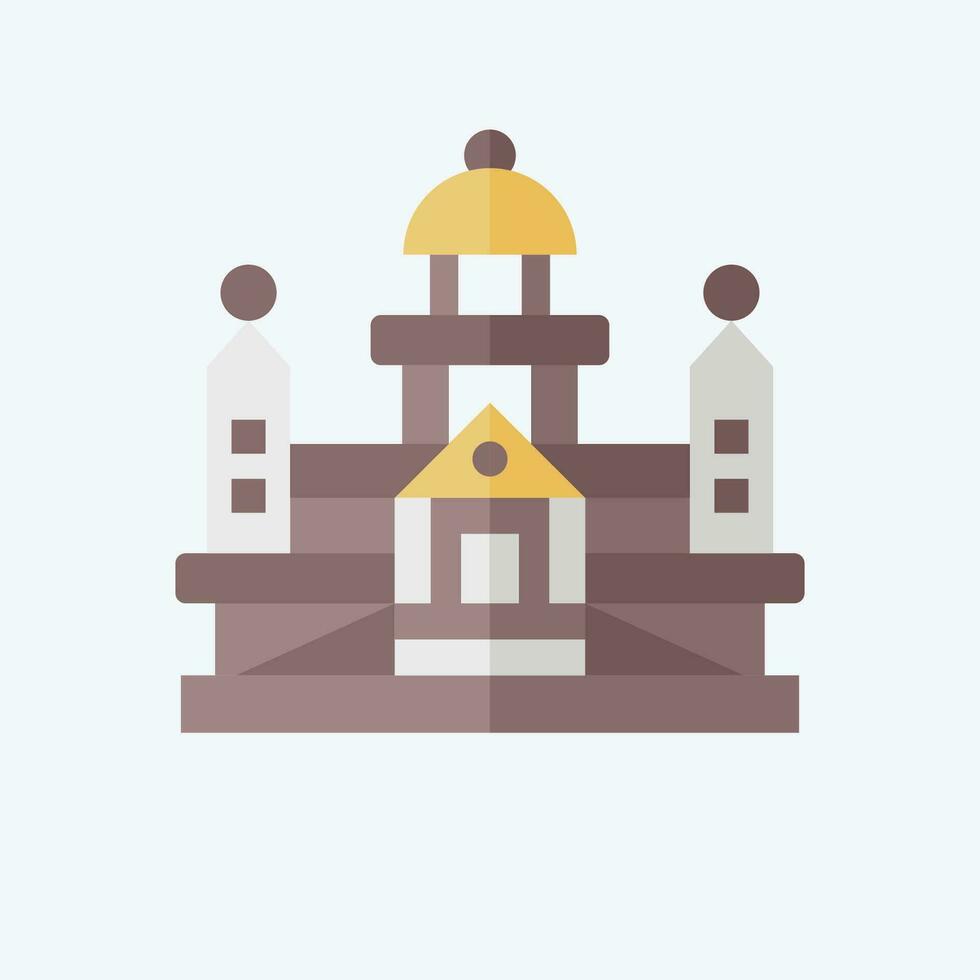 icona parlamento. relazionato per argentina simbolo. piatto stile. semplice design modificabile. semplice illustrazione vettore