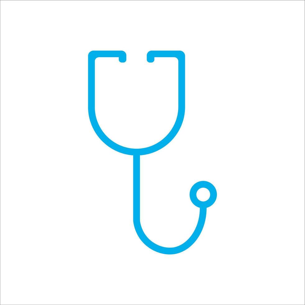 stetoscopio icona vettore illustrazione simbolo