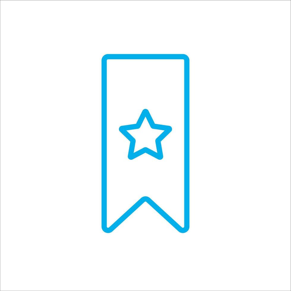 Salva, segnalibro icona vettore illustrazione simbolo