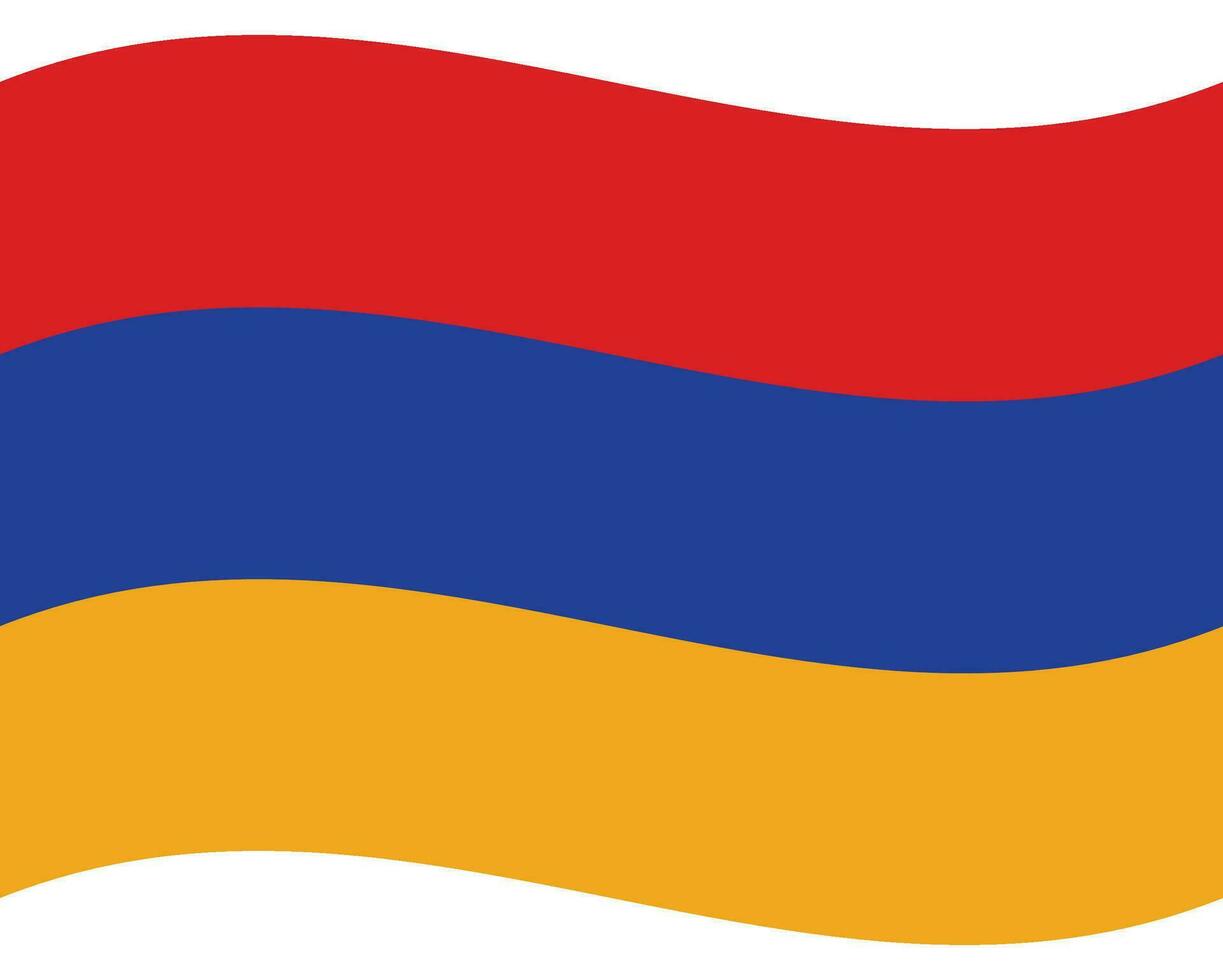 Armenia bandiera. Armenia bandiera onda. bandiera di Armenia vettore