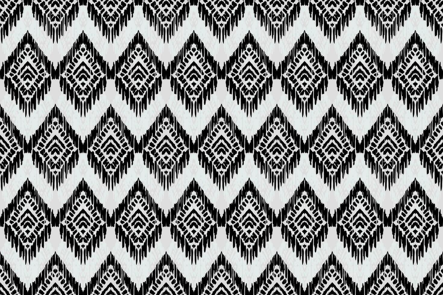 ikat tribale indiano senza soluzione di continuità modello. etnico azteco tessuto tappeto mandala ornamento nativo boho gallone tessile.geometrico africano americano orientale tradizionale vettore illustrazioni. ricamo stile.